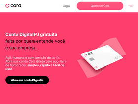 'cora.com.br' screenshot