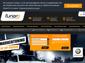 'tunero.de' screenshot