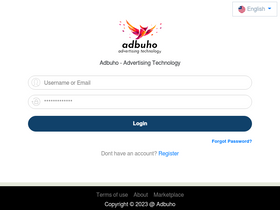 'adbuho.com' screenshot