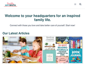 'healthyhappyimpactful.com' screenshot