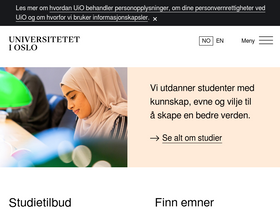 'med.uio.no' screenshot