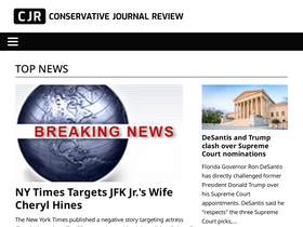 'conservativejournalreview.com' screenshot