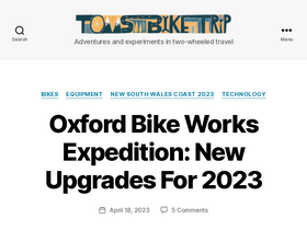 'tomsbiketrip.com' screenshot