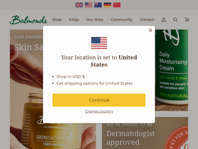 'balmonds.co.uk' screenshot