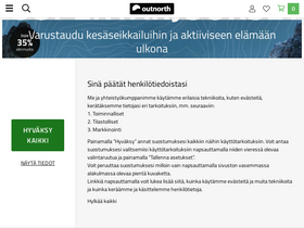 'outnorth.fi' screenshot