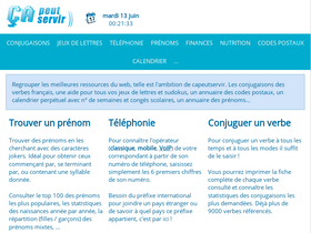 'capeutservir.com' screenshot
