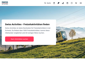 'swissactivities.com' screenshot
