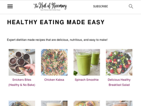 'thehintofrosemary.com' screenshot