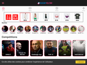 'rugbycleek.com' screenshot