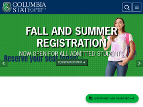 'columbiastate.edu' screenshot