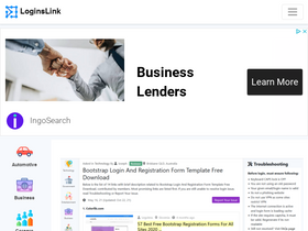'loginslink.com' screenshot