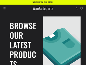 wanautoparts.com homepage screenshot