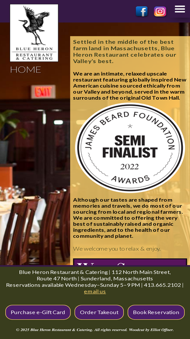 blueherondining.com