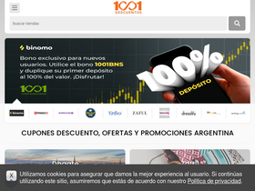 '1001cuponesdedescuento.com.ar' screenshot