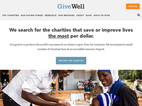 'givewell.org' screenshot