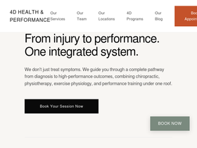 4dhp.com homepage screenshot