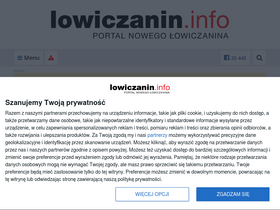 'lowiczanin.info' screenshot