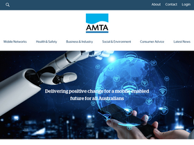 'amta.org.au' screenshot