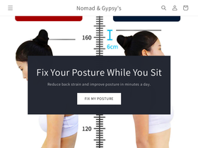 nomadngypsys.com homepage screenshot