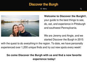 'discovertheburgh.com' screenshot