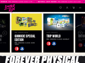 'limitedrungames.com' screenshot