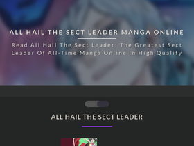 'allhailthesectleader.com' screenshot