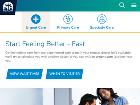 'pihhealth.org' screenshot