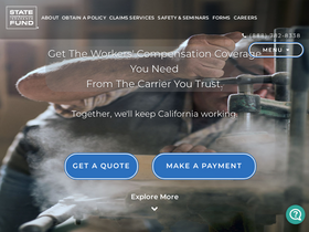 'statefundca.com' screenshot