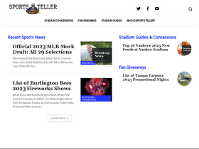 'sports-teller.com' screenshot