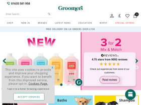 'groomers-online.com' screenshot