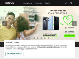 'meuinfinix.com.br' screenshot