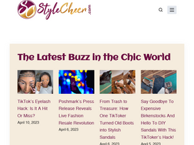 'stylecheer.com' screenshot