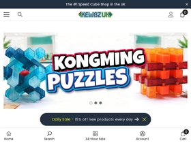 kewbz.be homepage screenshot