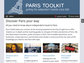 'paristoolkit.com' screenshot