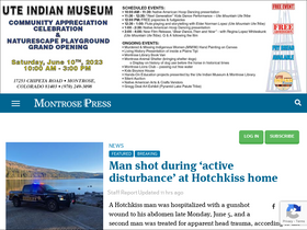'montrosepress.com' screenshot
