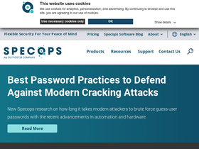 'specopssoft.com' screenshot