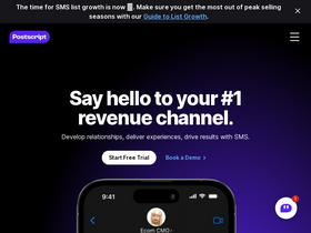 'postscript.io' screenshot