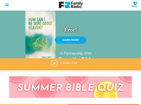 'familyradio.org' screenshot