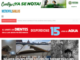 'metropolisanluis.com' screenshot