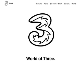 'three.com' screenshot