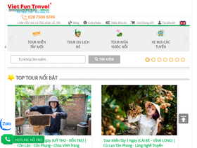 'vietfuntravel.com.vn' screenshot
