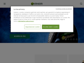 'garnier.it' screenshot