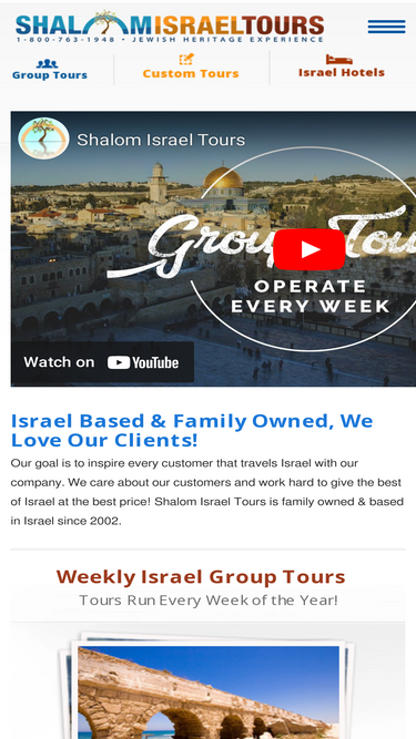 Shalom Israel Tours Reviews  Read Customer Service Reviews of  shalomisraeltours.com