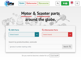 'oemmotorparts.com' screenshot