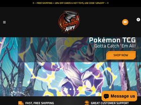 toynadoalley.com homepage screenshot