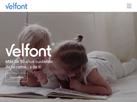 'velfont.com' screenshot