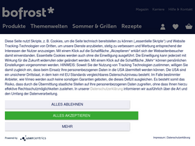 'bofrost.de' screenshot
