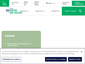 'h9j.com.br' screenshot