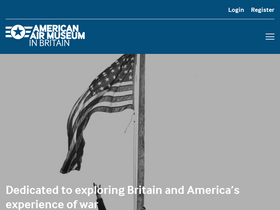'americanairmuseum.com' screenshot