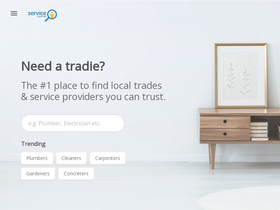 'service.com.au' screenshot
